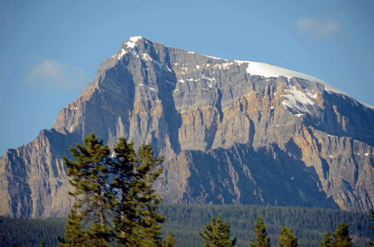 41 Storm Mountain Morning From Trans Canada Highway At Highway 93 Junction Driving Between Banff And Lake Louise in Summer